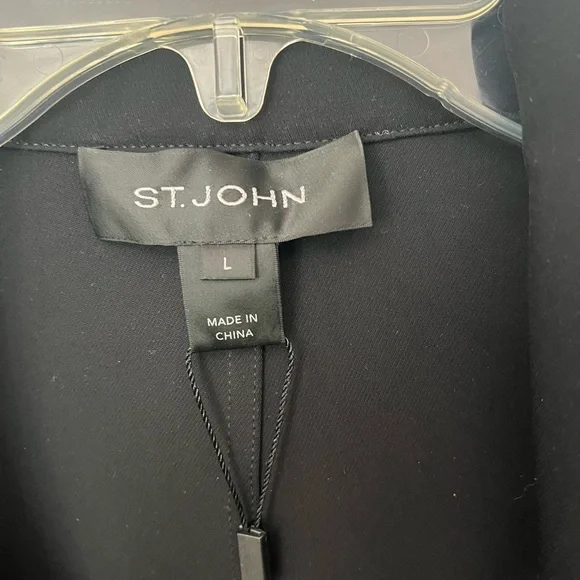 NWT St. John Elegant Black jacket - Picture 3 of 7